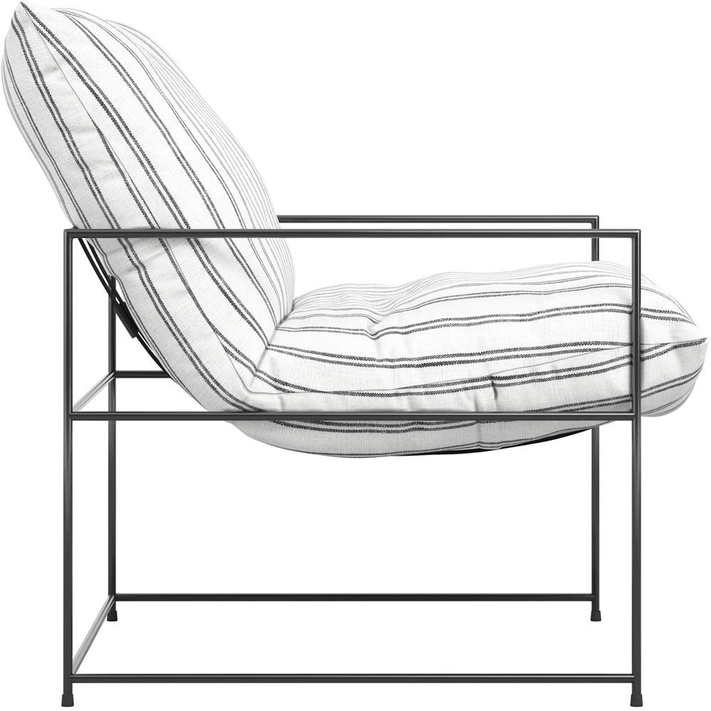 LPD Home Brook Chalk Stripe Chair Image 4