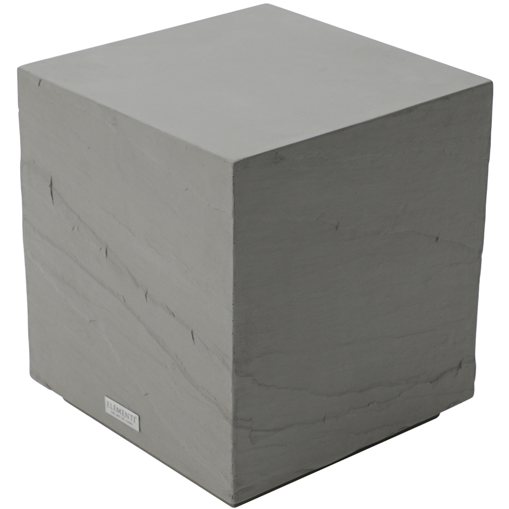 Elementi Colorado Space Grey GRC Side Table Image 2