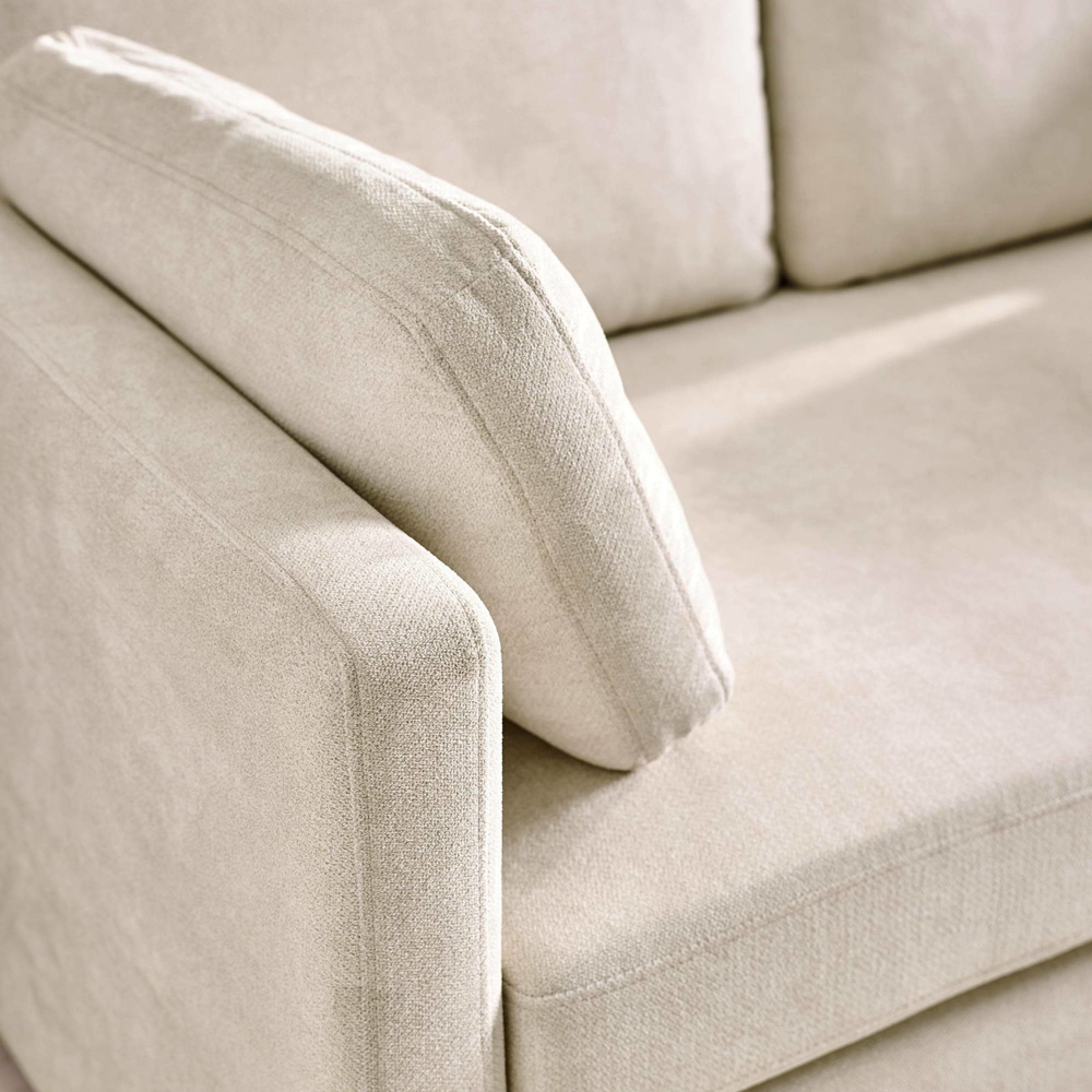Julian Bowen Ottilie 2 Seater Natural Chenille Sofa Image 4