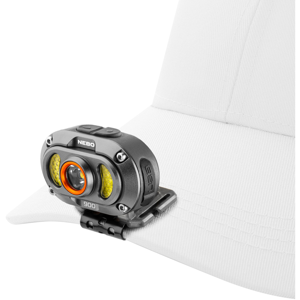 Nebo Mycro 900+ 2-in-1 900 Lumens Rechargeable Headlamp and Cap Light Image 3