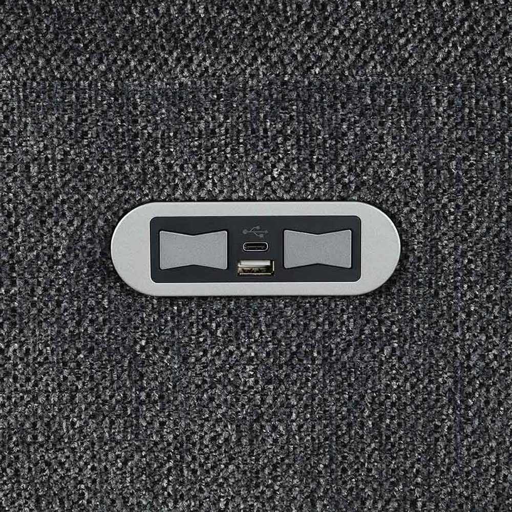 Eastside Dark Grey Power Recliner Chair Image 5