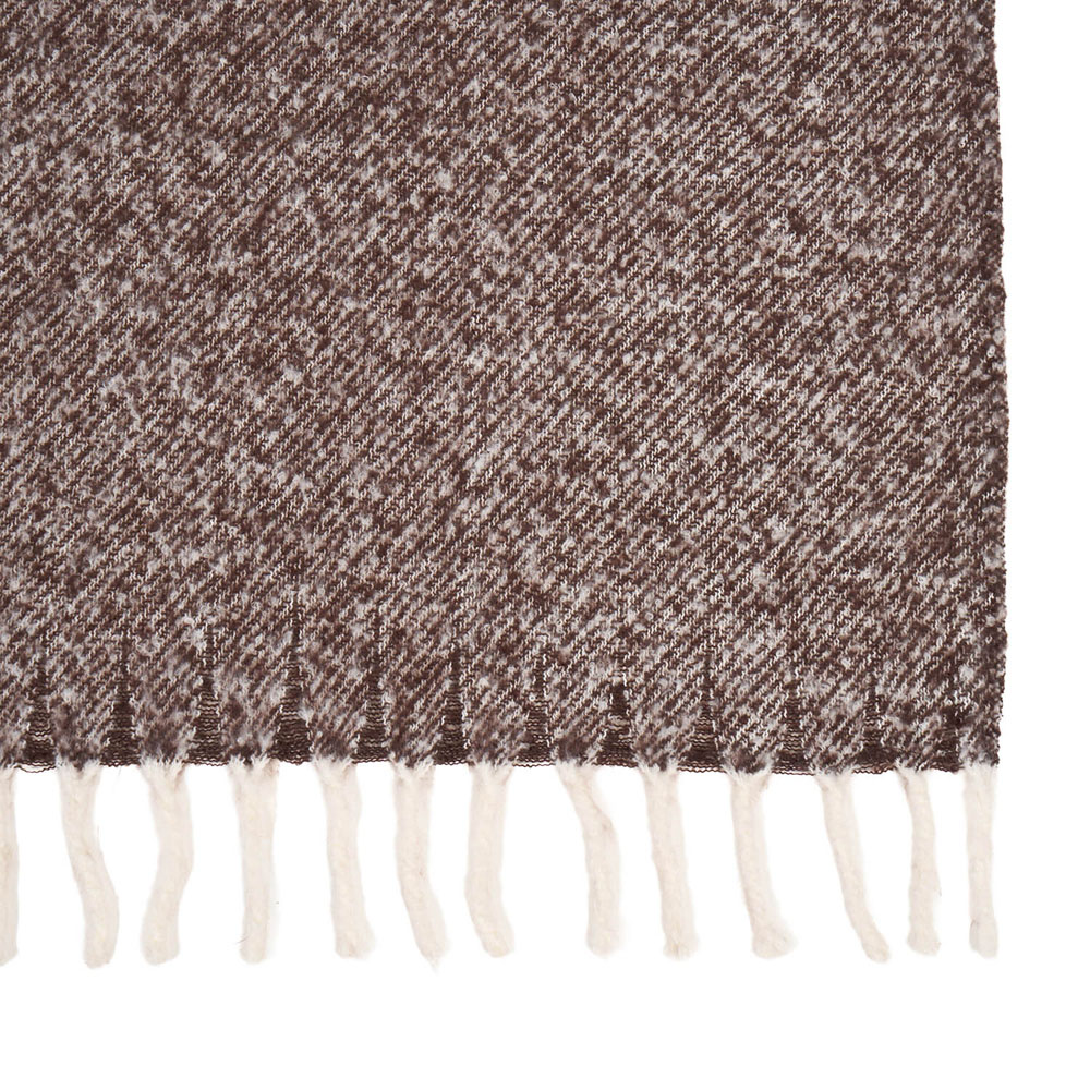 Kendall Mohair Throw Chocolate Image 6