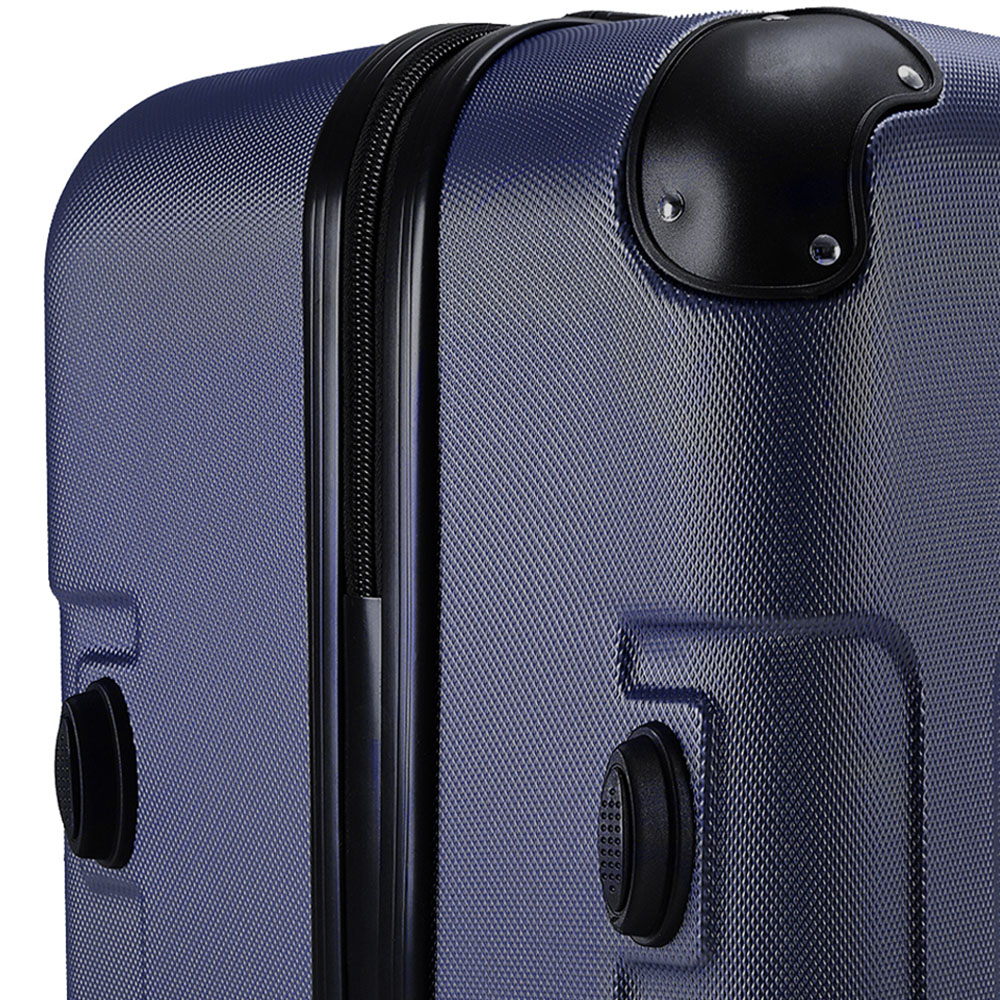 H&O Direct Medium Blue Hardside Suitcase Image 3