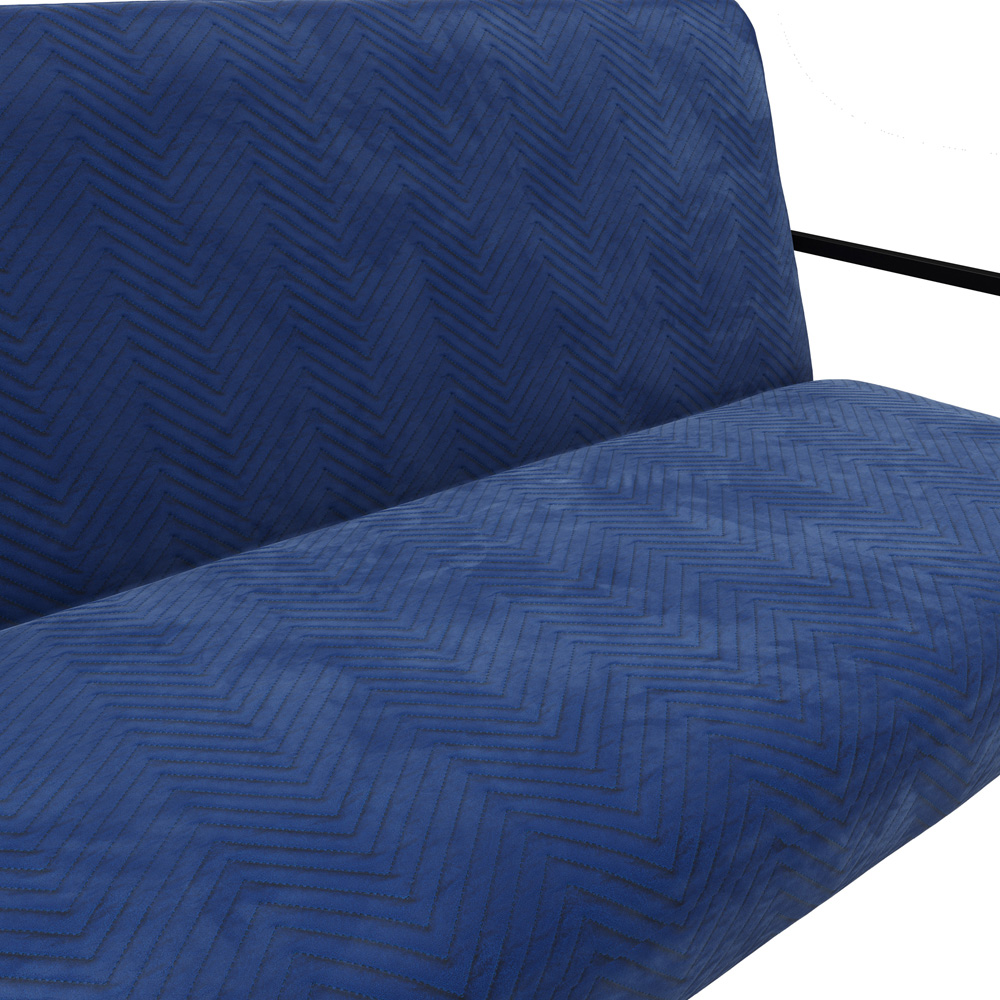 LPD Home Chance Oxford Blue 2 Seater Sofa Image 6