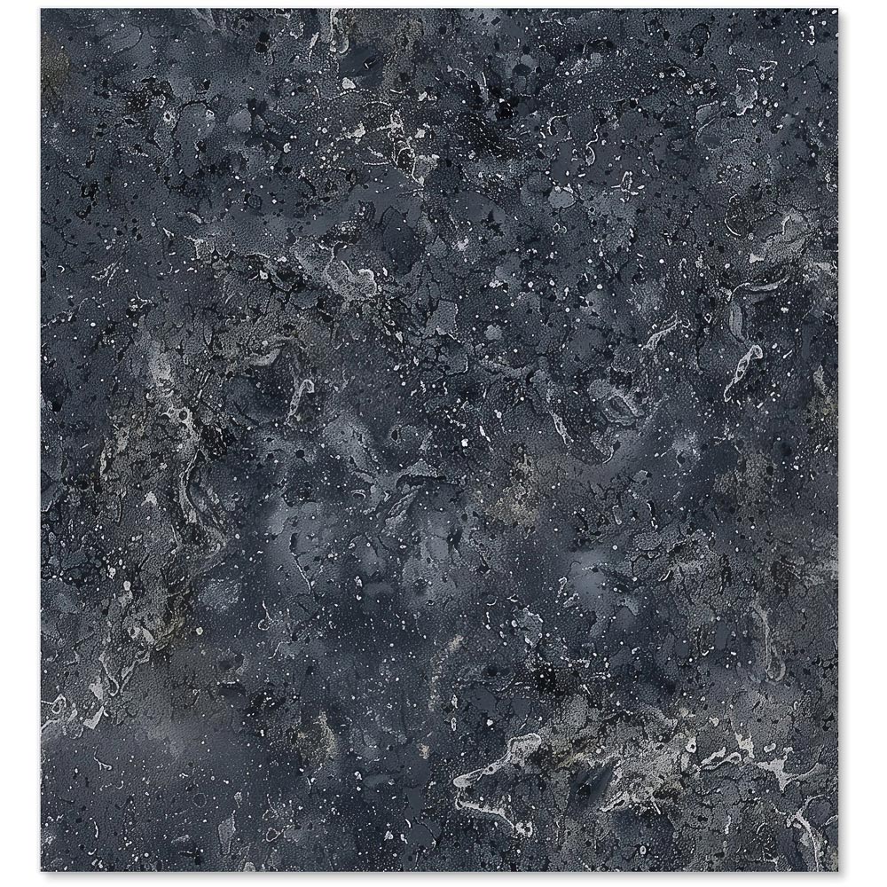 Warren Reed Designer Luxury Slate Grey Quartz Effect Glass Kitchen Splashback 65 x 60cm Image 2