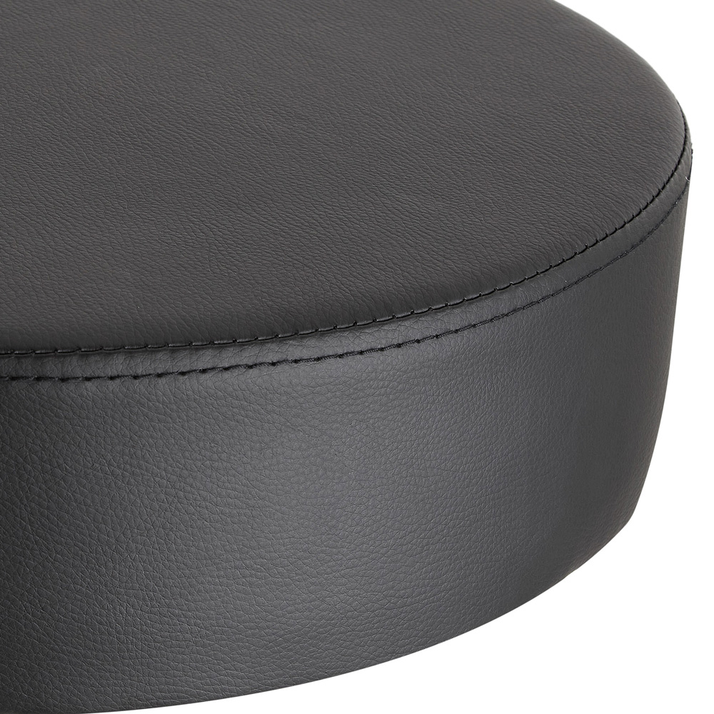 tectake Werner Black Swivel Desk Stool Image 4