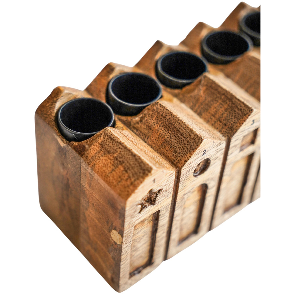 Ivyline Nordic Wooden Christmas Advent Calendar Image 5
