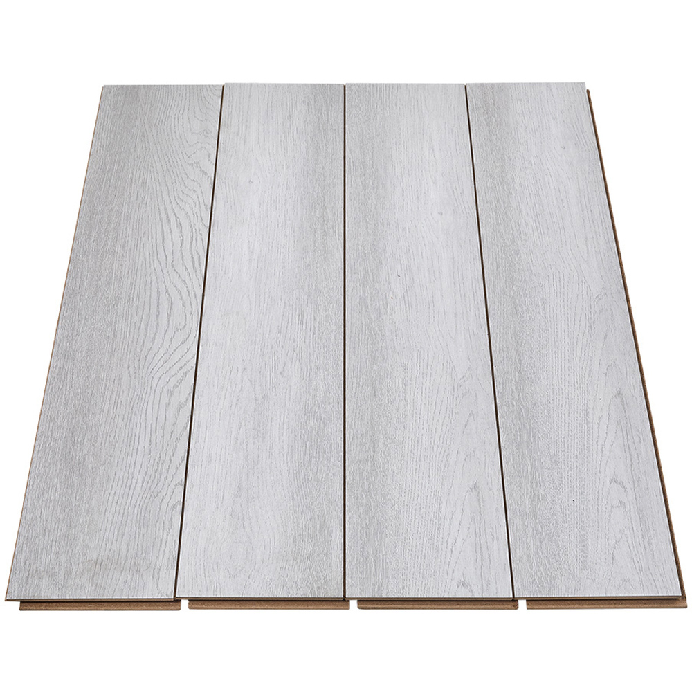 Living and Home Smoke Grey Wood Grain Rectangle Click Lock Flooring 20 Pack Image 3