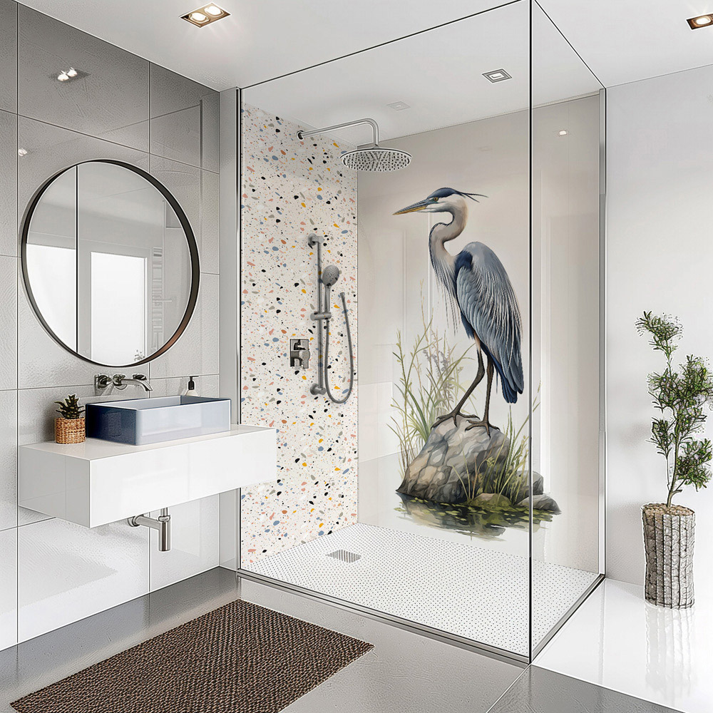 Splashbax Premium Artisan Terrazzo Pastel Acrylic Bathroom Wall Panel 2400 x 800mm Image 5