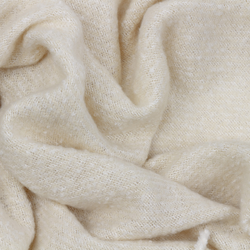 Wylder Isla Cream Nature Woven Tasselled Throw 130 x 180cm Image 4
