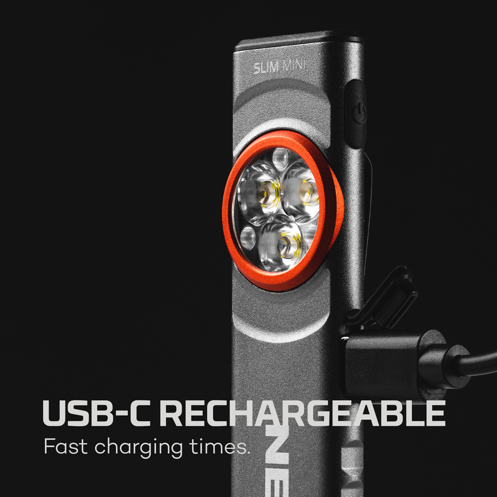 Nebo Slim Mini 250 Lumens Rechargeable EDC Pocket Light with Magnetic Base Image 5