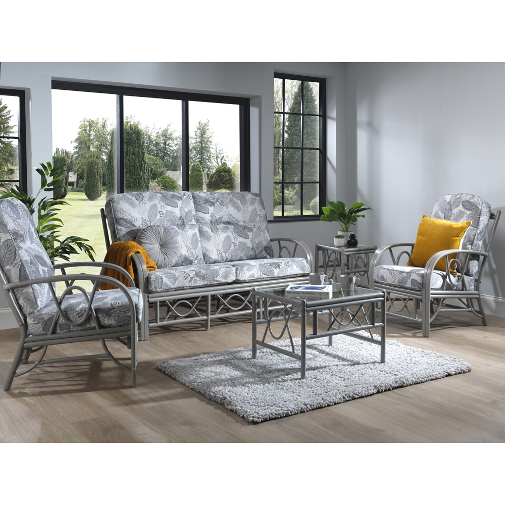 Desser Bali Grey Natural Rattan Coffee Table Image 5