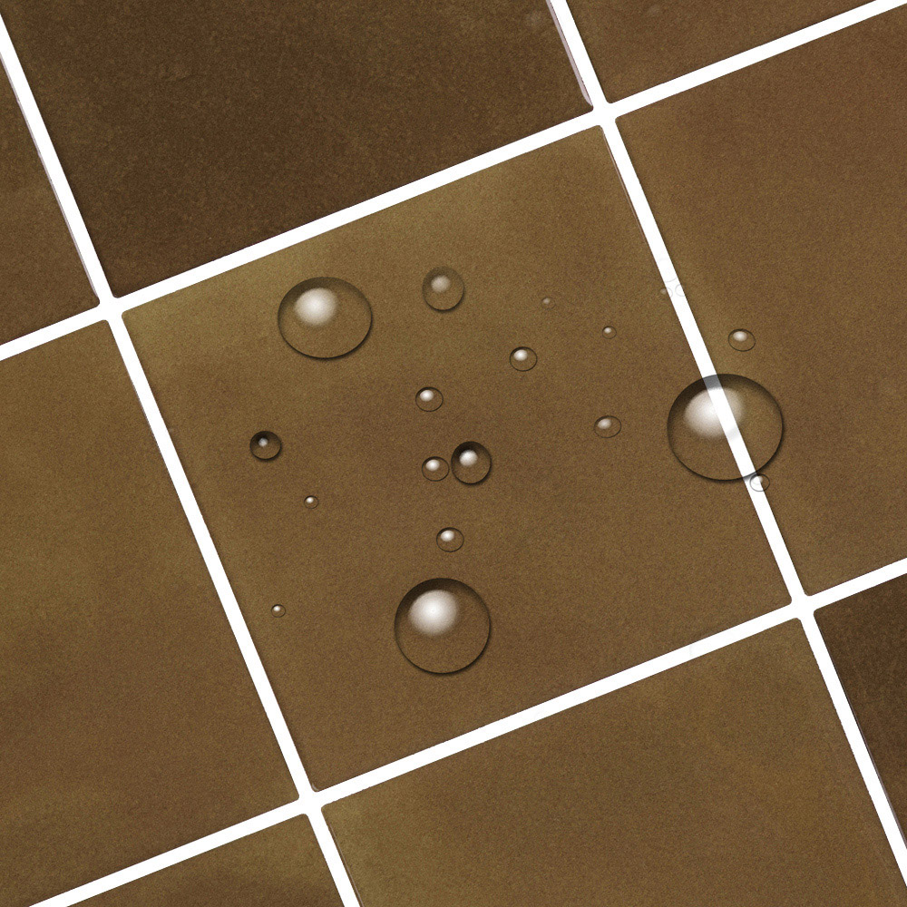 Living and Home 9 Grid Terracotta Peel and Stick Wall Tile Sticker 10 Pack Image 6