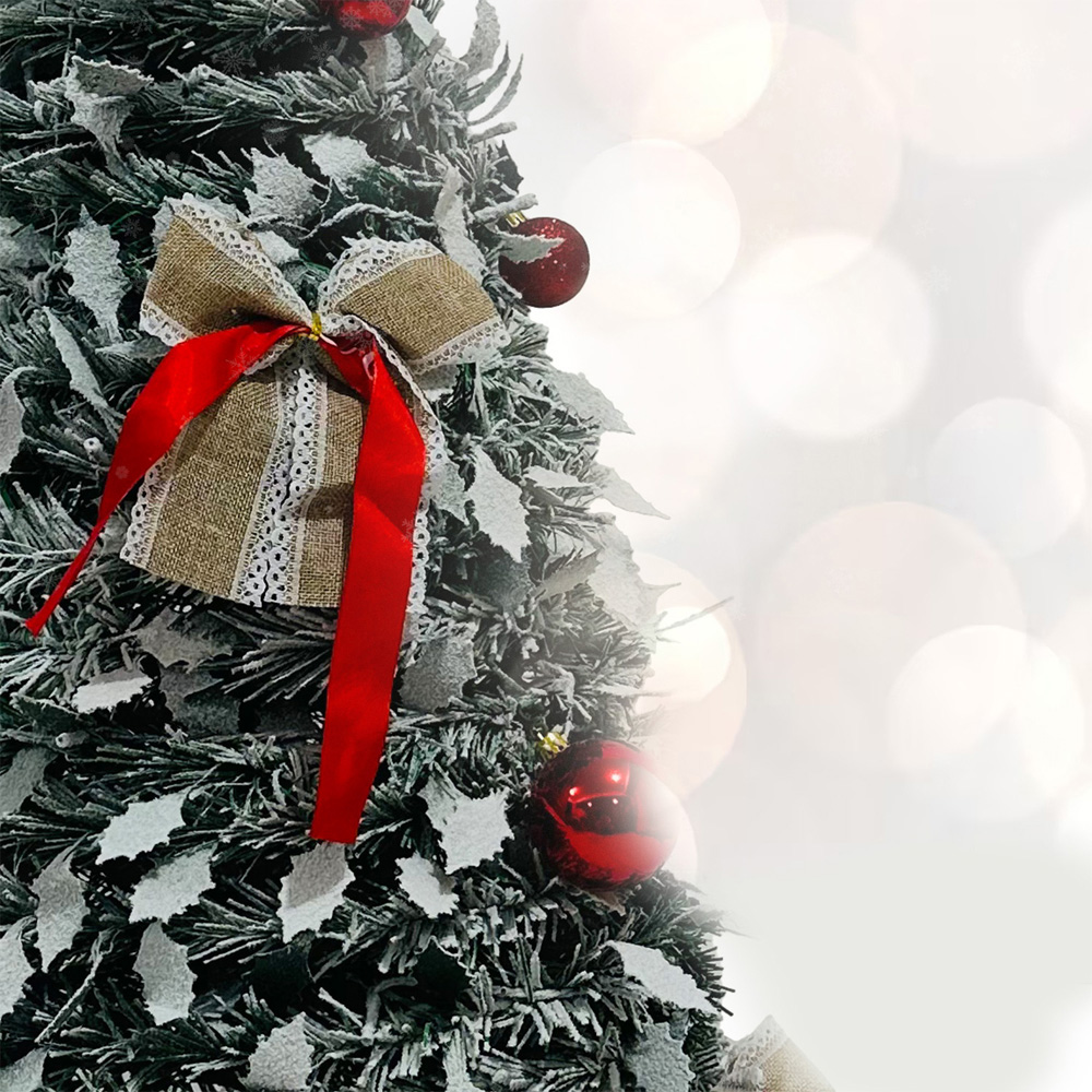 Noel Square Warm White LED Fully Decorated Xmas Tree 5.9ft Image 3