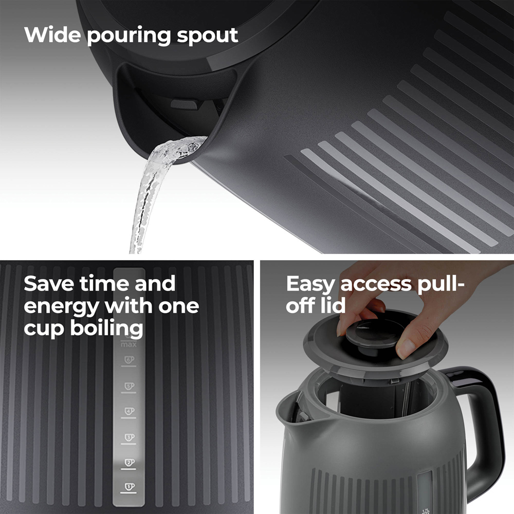 Kenwood Dusk KW0806 Grey 1.7L Kettle Image 8