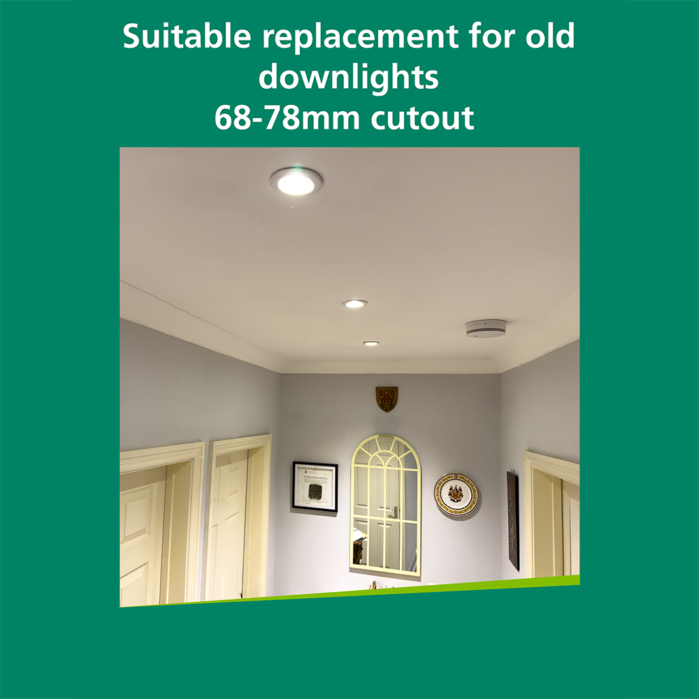 Sylvania SylSpot 6 Pack Warm White Recessed 4.8W LED Spotlight Image 8