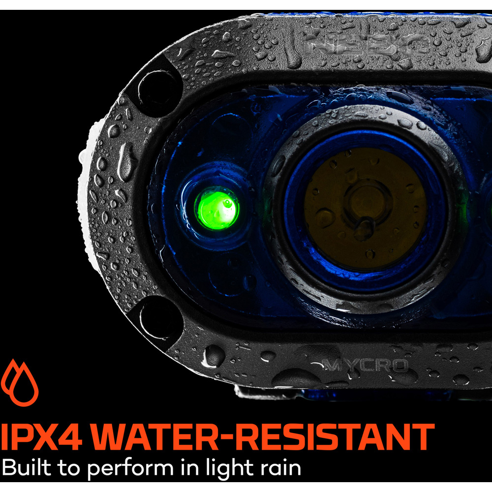 Nebo Mycro 450 2-in-1 450 Lumens Blue Rechargeable Detachable Headlamp and Cap Light Image 8