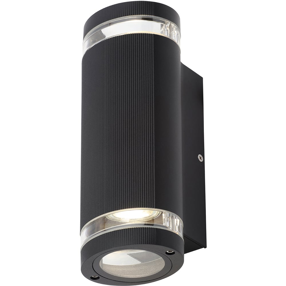 Zink Hazel 2 Light Black Up and Down Wall Light Image 5