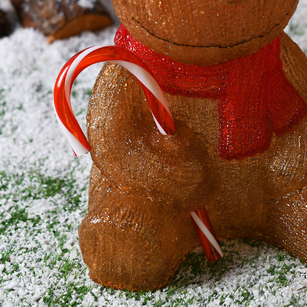 Acrylic Festive ReindeerBrown Image 7