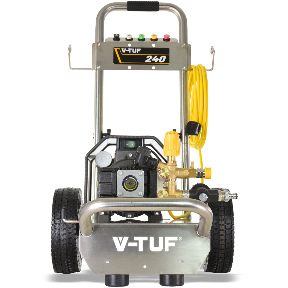V-TUF 240T Industrial Mobile Electric Pressure Washer 100Bar with Total Stop Image 2