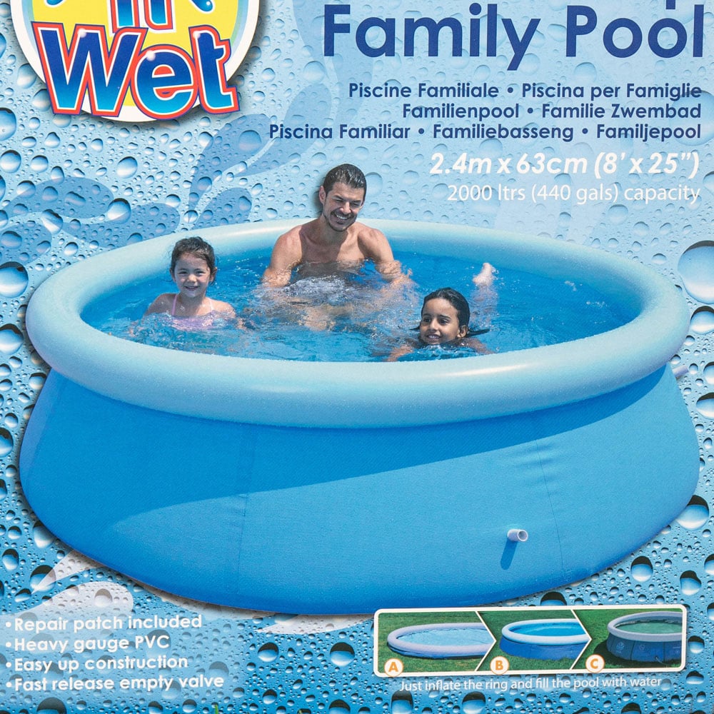 Samuel Alexander Deep Quick Up Garden Family Paddling Pool Image 5