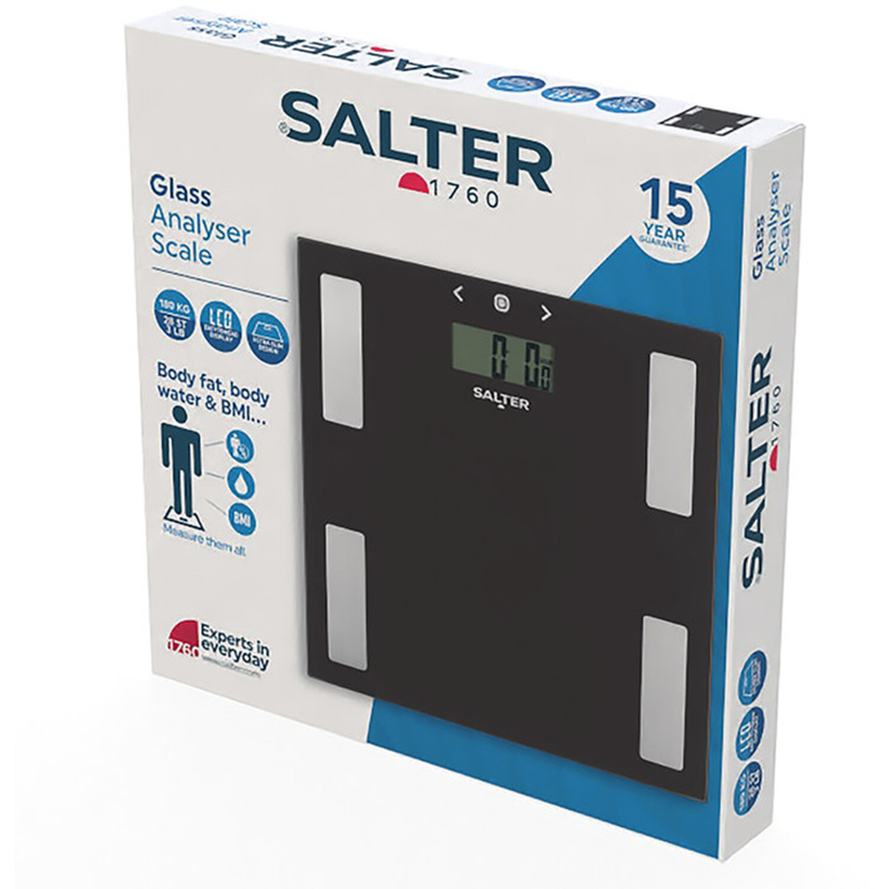 Salter Glass Analyser Scale Black Image 2
