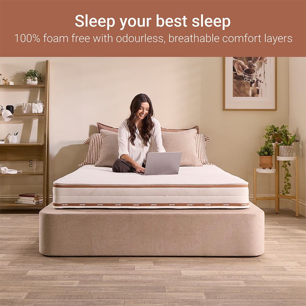 Jay-Be Ryze Single Deep Quilted e-Fibre Sprung Mattress Image 6