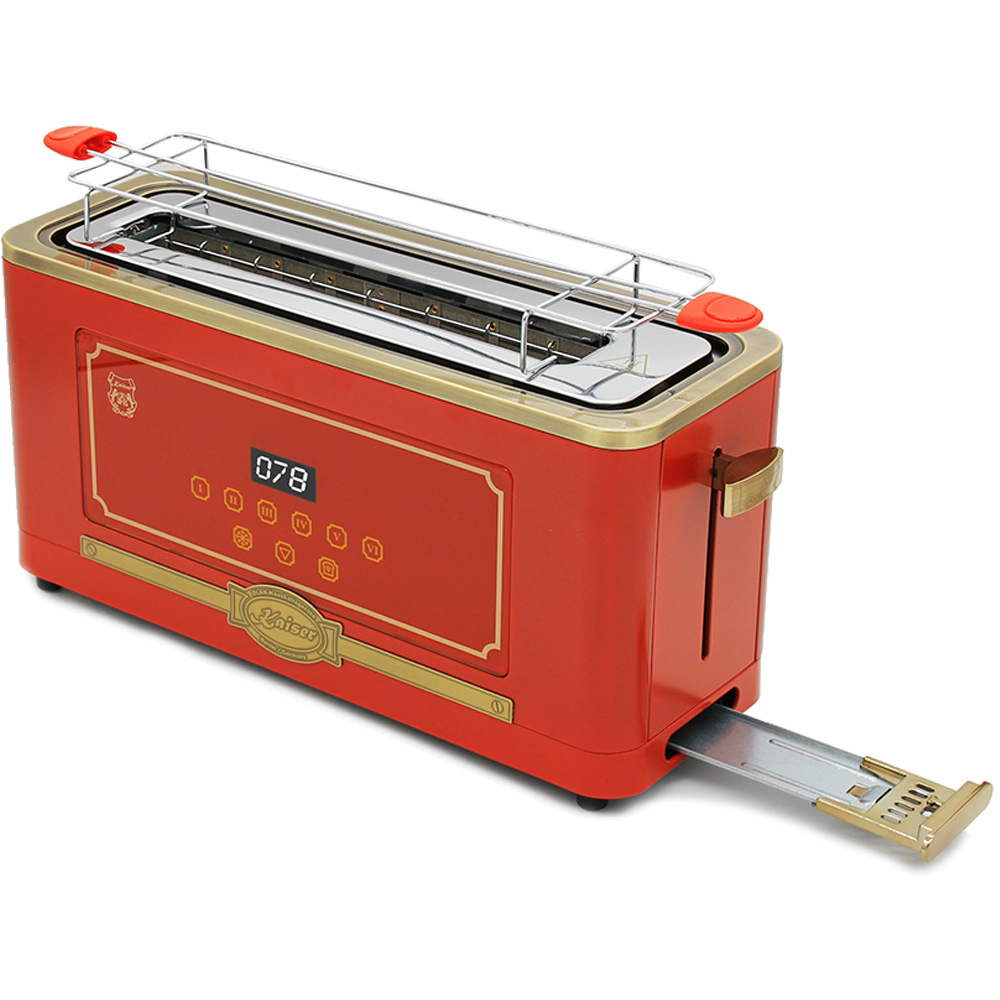 Kaiser Empire Bordeaux Red Espresso Coffee Machine and Toaster Bundle Image 6