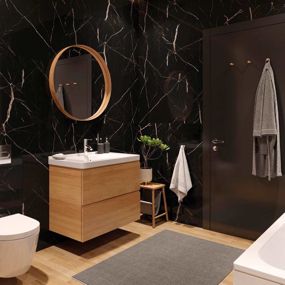 VOX Vilo SPC Calacatta Black Wall Panel 4 Pack Image 8