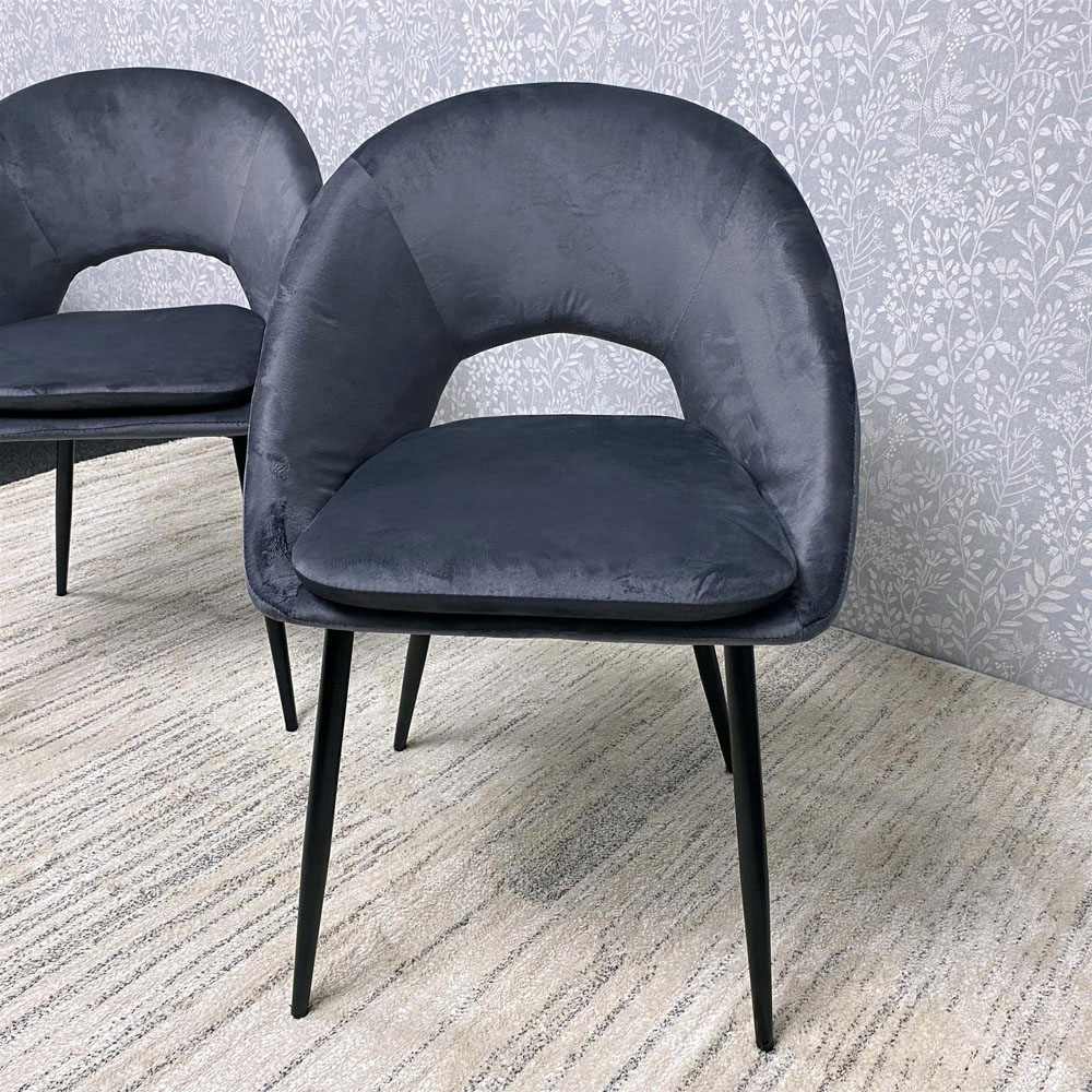 Kosy Koala 4 Seater Wooden Dining Set Grey Image 4