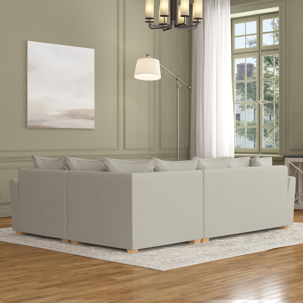 Wendleberry 3 Seater Venice Mink Scatter Back Right Hand Corner Sofa Image 6