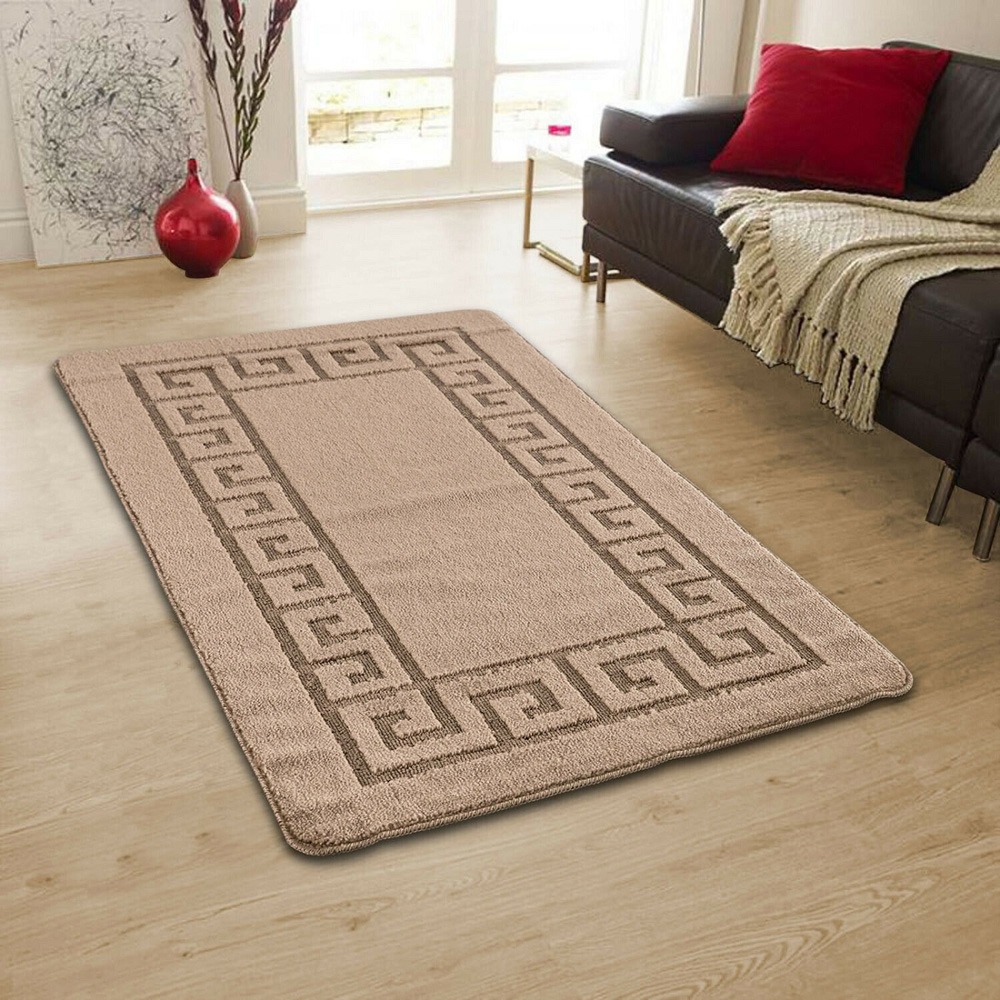 Smart Living Beige Plain Gel Back Non-Slip Door Mat 40 x 60cm Image 2