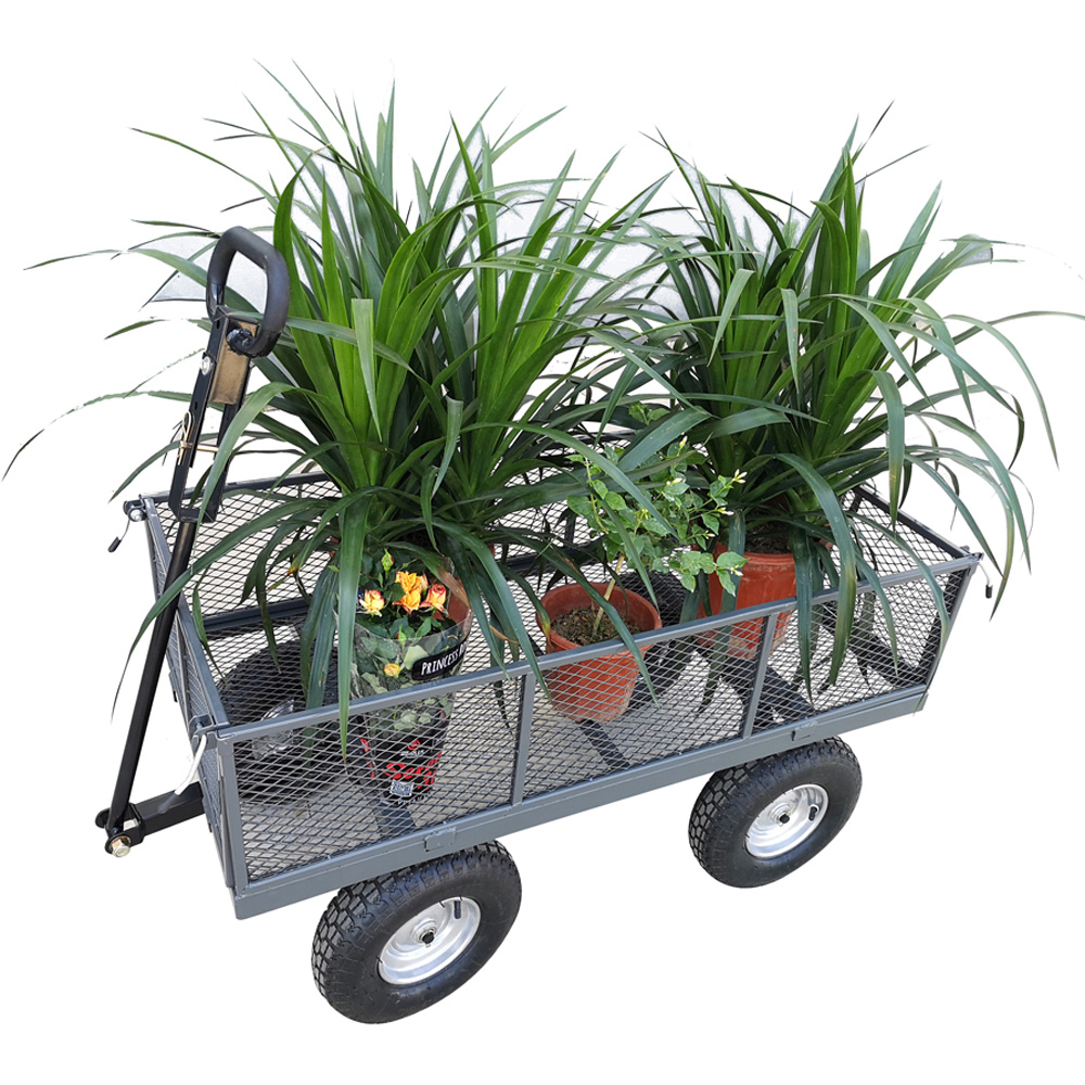 The Handy THDLGT Garden Trolley with Liner and Tool Tray 400kg Image 5