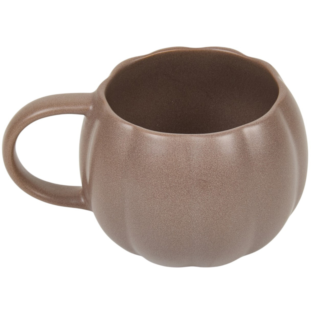 Reactive Glazed Pumpkin Mug Image 8