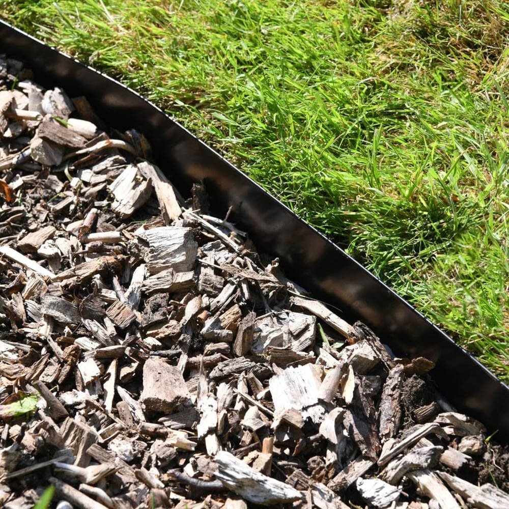 Garden Gear Black Metal Border Edging 4 Pack Image 4