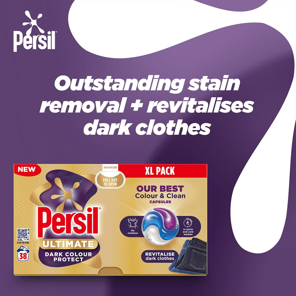 Persil Colour and Clean Washing Capsules 38 Washes 2 Pack Image 4