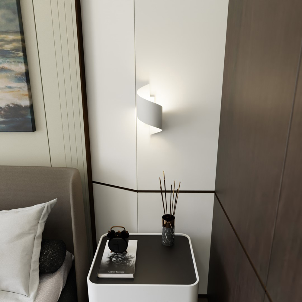 Emibig Spiner White G9 Wall Light Image 5