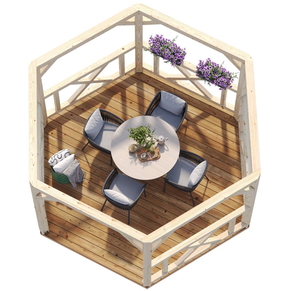 Palmako Betty 11 x 11ft Apex Hexagonal Pavilion Image 3