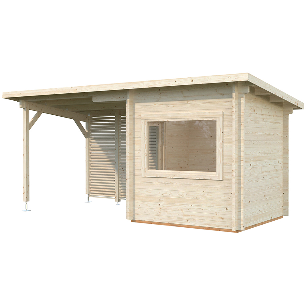 Palmako Sanna 17.3 x 7.5ft Pent Outdoor Sauna Image 4