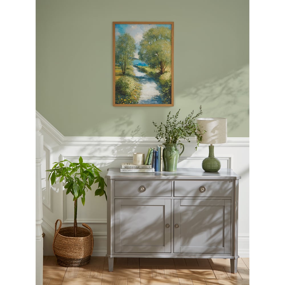 Laura Ashley Country Lane Wooden Frame Wall Art 40 x 50cm Image 2