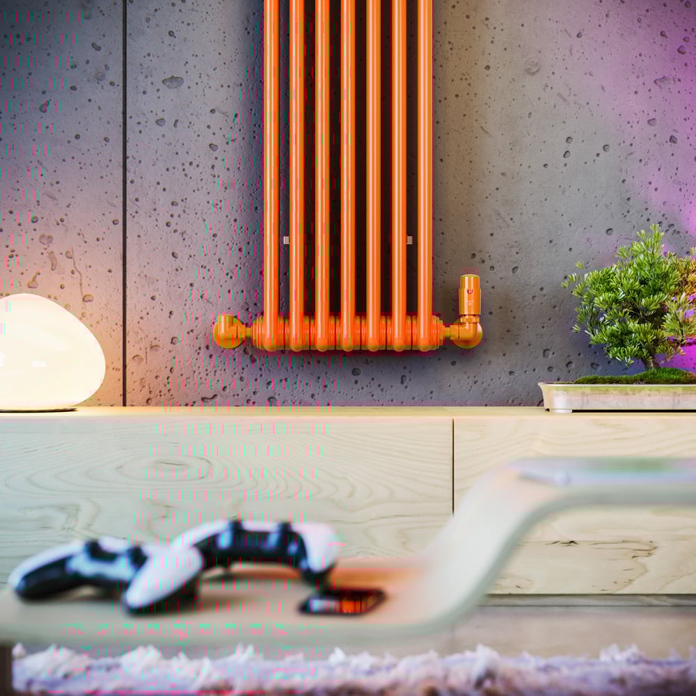 Terma Colorado 4010 BTU Orange Radiator 1800 x 339mm Image 6