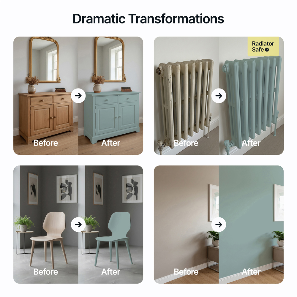 Hemway Summer House Blue Furniture and Walls Matt Chalk Paint 1L Image 5