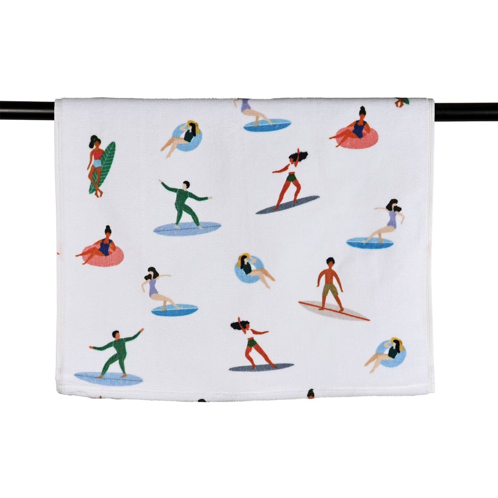 Surfers Paradise Hand TowelWhite Image 2