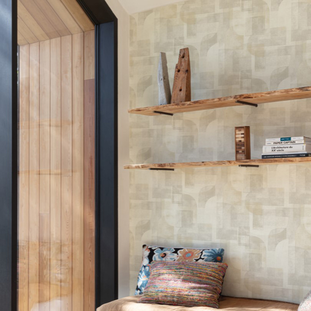 Grandeco Geo Nature Grey Wallpaper Image 3