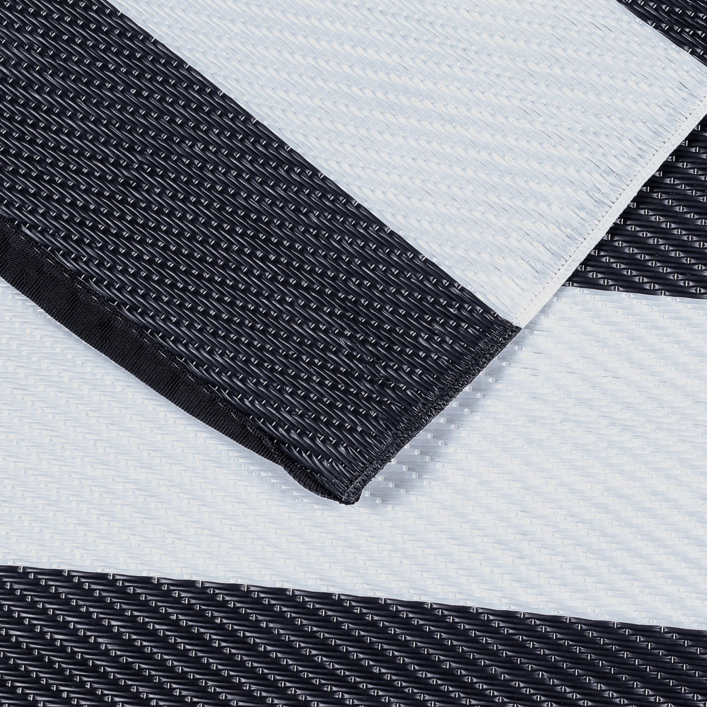 Streetwize Zebra Stripe Reversible Outdoor Rug 150 x 250cm Image 5