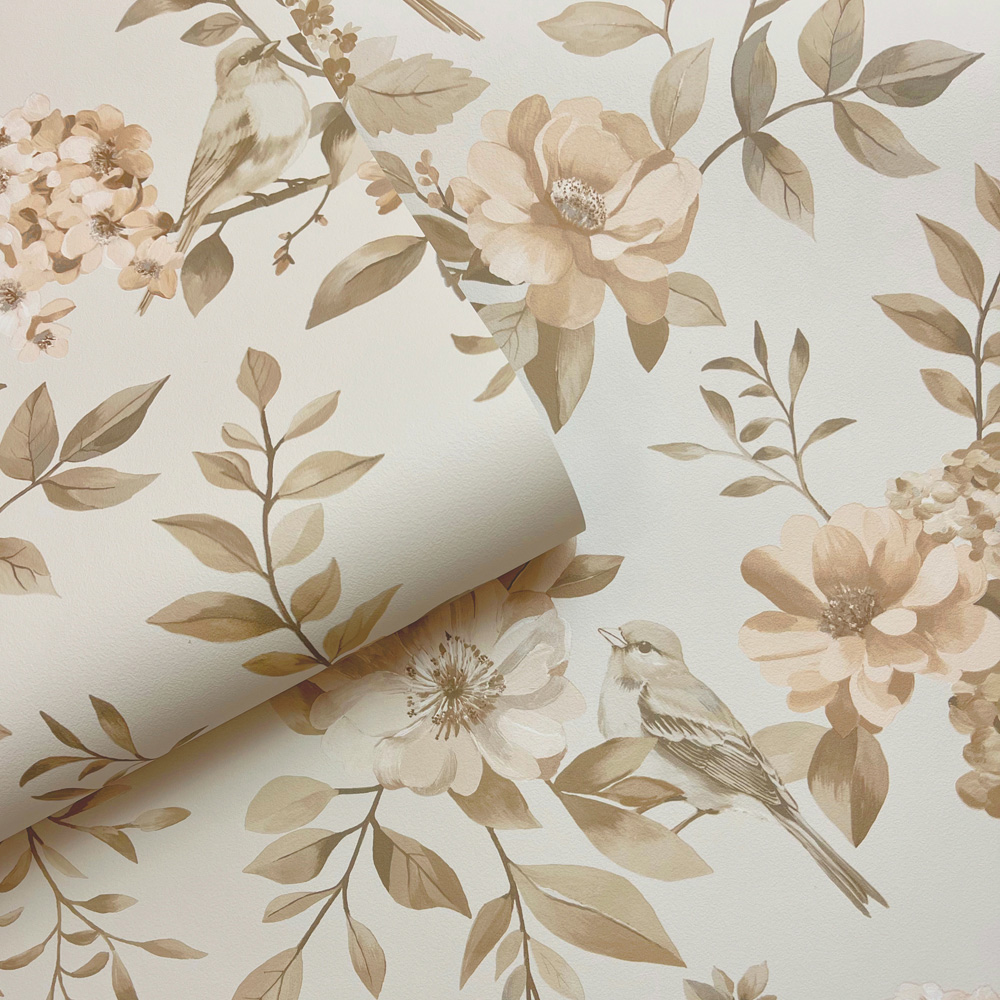 Holden Decor The Bird Garden Neutral Wallpaper Image 2