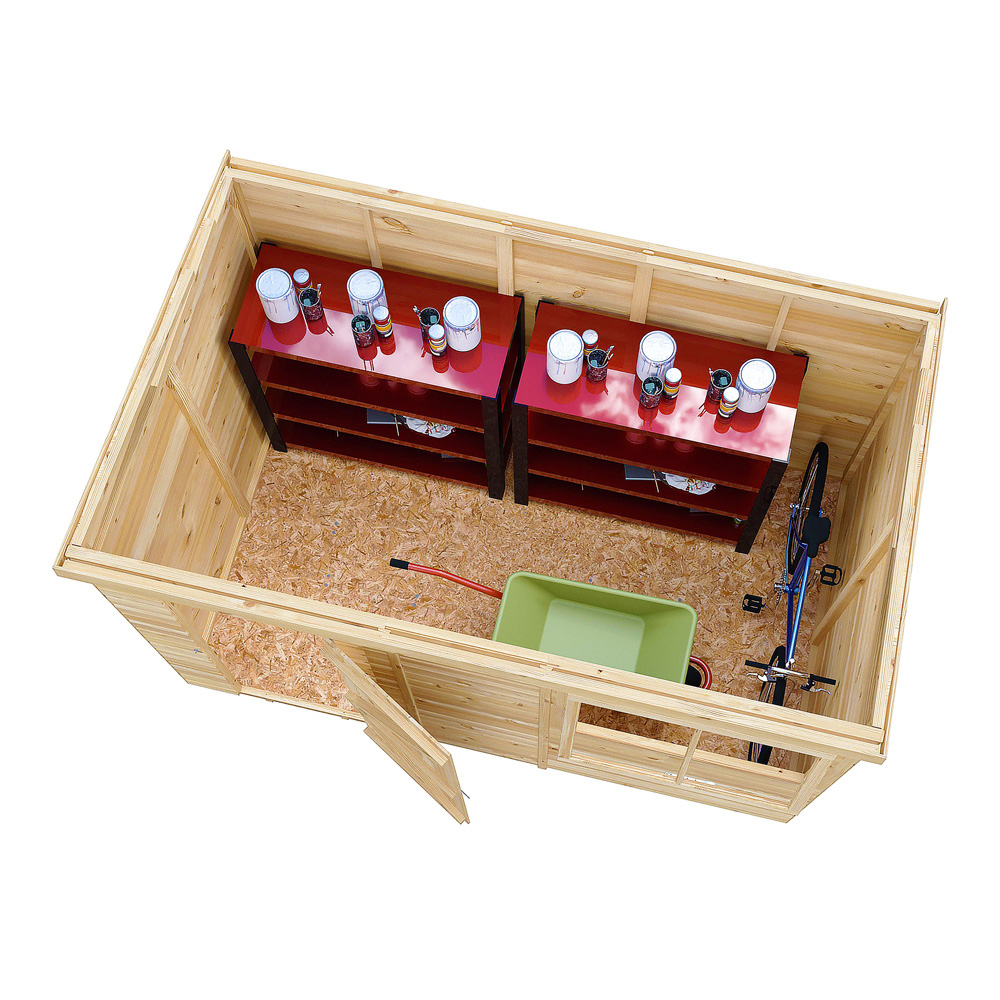 Shire GB 10 x 6ft Shiplap Pent Garden Shed Image 4