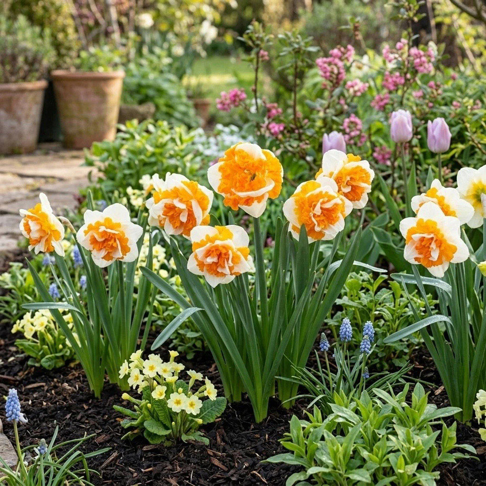 Thompson and Morgan Narcissus Swirl Autumn Planting Bulb 16 Pack Image 2