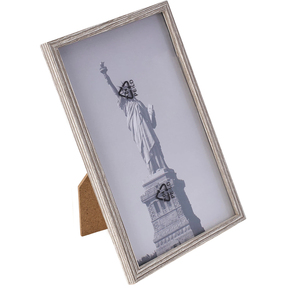 Living and Home Grey Wood Grain Photo Frame 11.7 x 16.5 inch 5 Pack Image 3