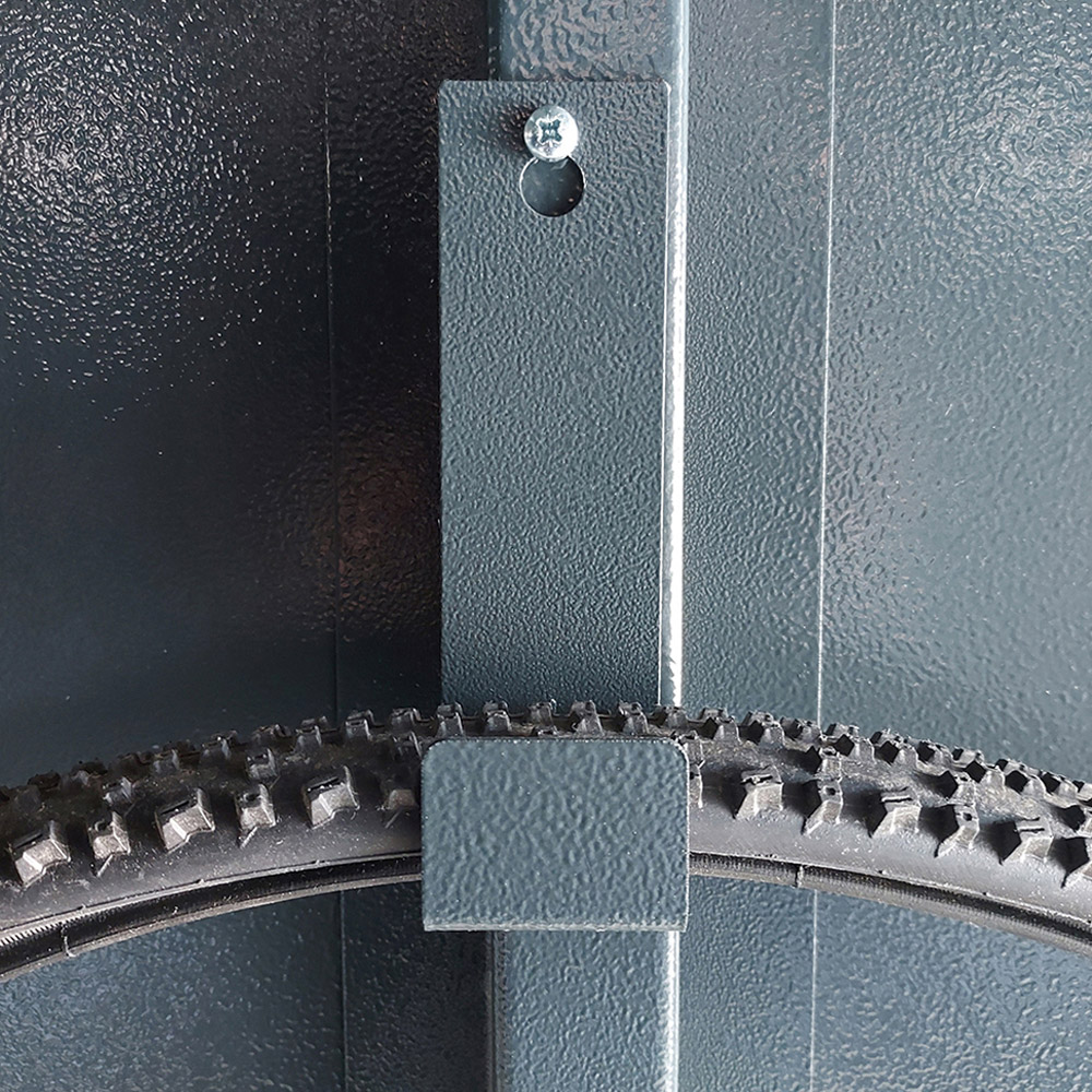 Asgard Centurion 5 x 18ft Double Door Green High Security Bike Shed Image 9